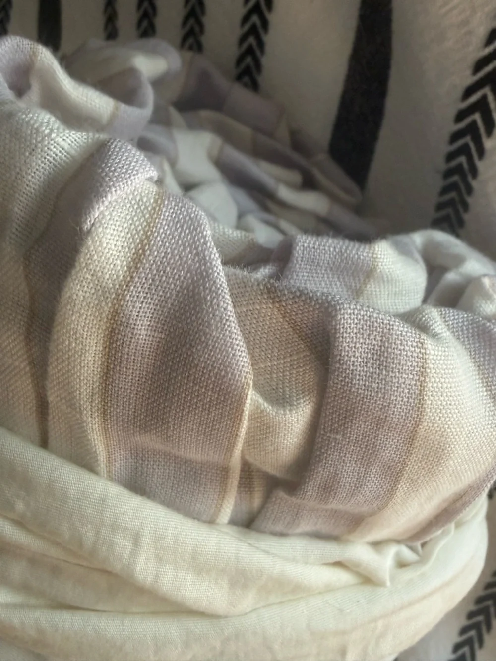 Restoration hardware Lavender full bed skirt (new)